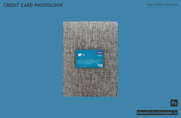 Fiji BRED Bank Visa Debitkarte – Beispielansicht